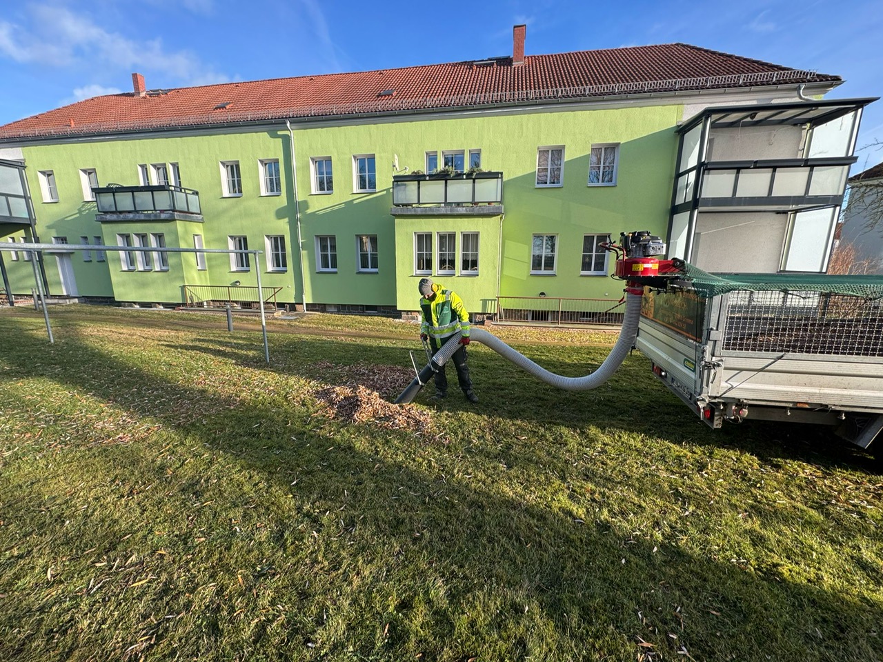 kommunaler einsatz heckenpflege grimma